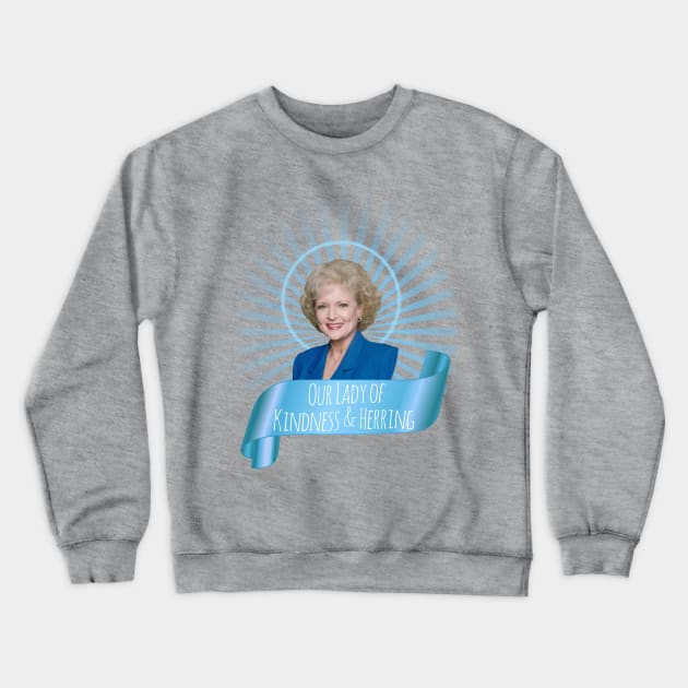 Our Lady of Kindness & Herring Crewneck Sweatshirt by Xanaduriffic